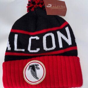 Mitchell & Ness NFL Cuffed Knit Pom Beanie Winter Hat Vintage Team Skully Cap